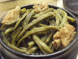 干豆角炖排骨的做法