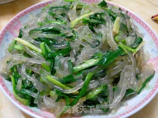 粉条炒韭菜的做法