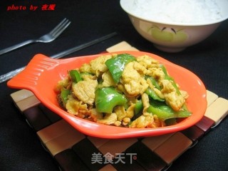 青椒炒鸡蛋的做法