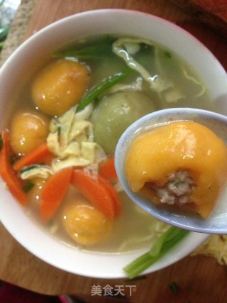 双佳节吃元宵——双色蔬菜肉汤圆的做法