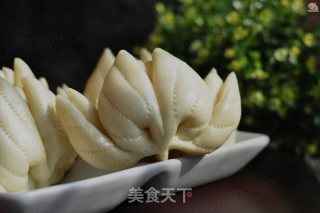 双桃夹馒头的做法