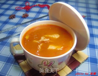 番茄肉片汤的做法
