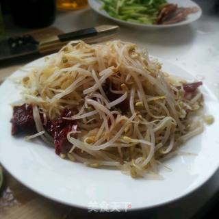 素炒豆芽的做法