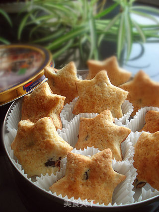 星星蜜豆司康的做法