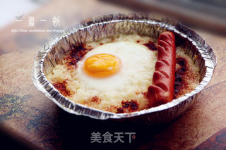 剩饭的华丽转身——蛋烤饭的做法
