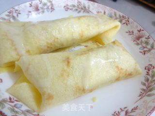 香蕉蛋奶卷饼的做法