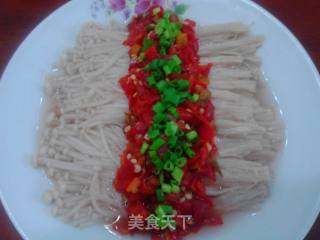 剁椒金针菇的做法