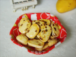 葡萄干奶油饼干的做法