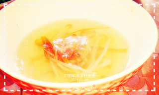 27的烹饪日记——金针菇银鱼汤的做法