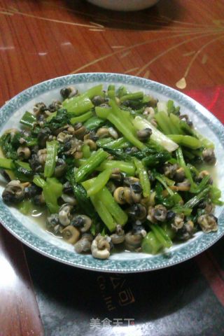 螺丝肉烧烫菜的做法