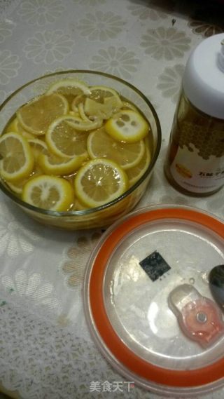 蜂蜜柠檬冻茶的做法