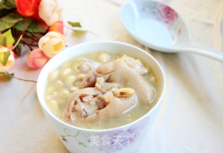 黄豆猪手汤的做法