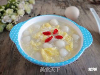 甜酒蛋花圆子的做法