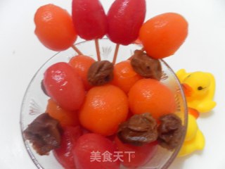 梅渍西红柿的做法
