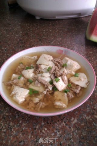 瘦肉豆腐汤的做法