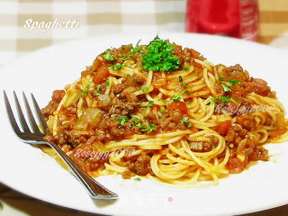 牛肉酱意面 Beef Sauce Spaghetti