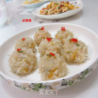 猪肉胡萝卜珍珠丸子的做法