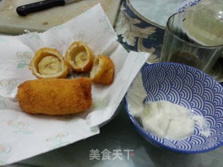 油炸香蕉土司的做法