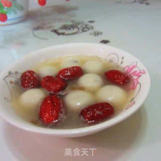 蜂蜜红枣汤圆的做法