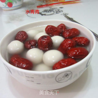枣子煮汤圆的做法