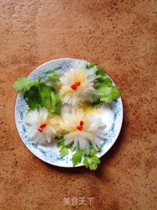 白菊争艳的做法