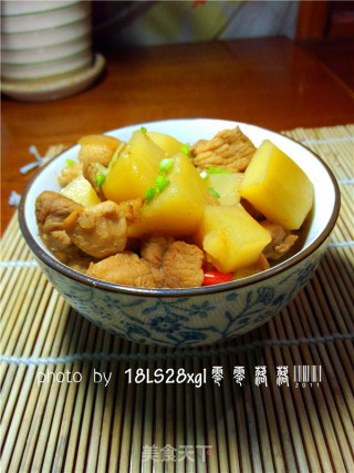泡椒版：土豆烧肉的做法
