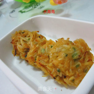 红薯丝煎饼的做法