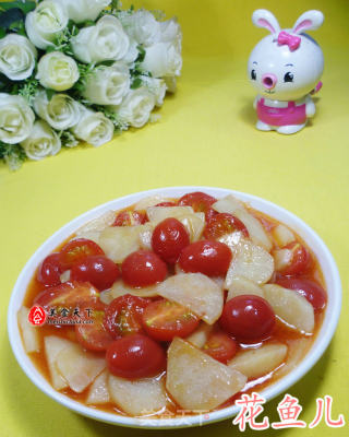 圣女果炒土豆的做法