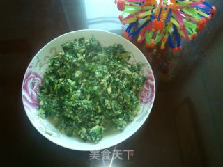 韭菜末炒鸡蛋的做法