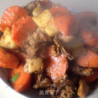 胡萝卜土豆鸡块的做法