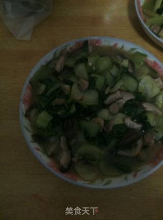 香菇油菜的做法