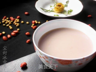 花生三色豆浆的做法