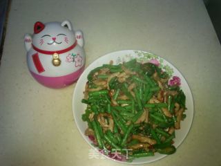 豆角炒肉丝的做法