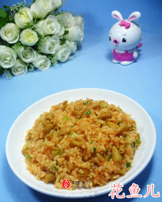 鹅肠辣炒饭