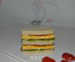 培根鸡蛋三明治的做法