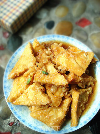 焦熘豆腐的做法
