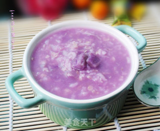 紫薯燕麦粥的做法