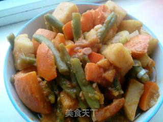 小南瓜炖土豆的做法