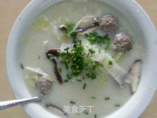豆浆牛丸汤的做法