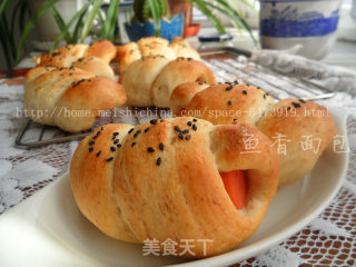 胚芽热狗面包的做法