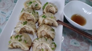 韭黄菌菇煎饺的做法