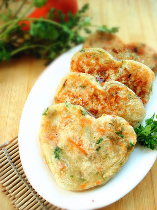 红薯蔬菜小甜饼的做法