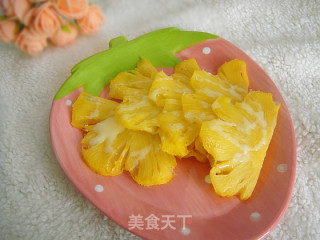 奶香蜜汁烤菠萝的做法