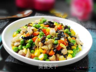 豌豆小炒的做法