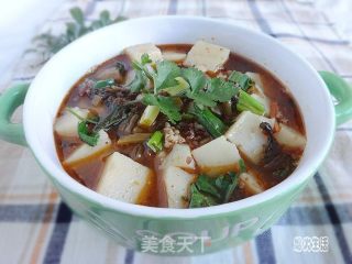 酸菜煮凉粉的做法