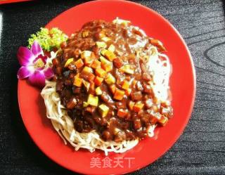 土豆肉酱拌面面的做法