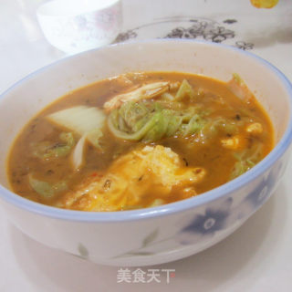 鸡蛋烧白菜的做法