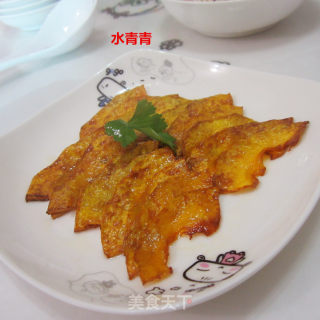 炸南瓜片的做法