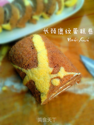 童话世界里的——长颈鹿蛋糕卷