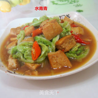 白菜煮豆腐的做法